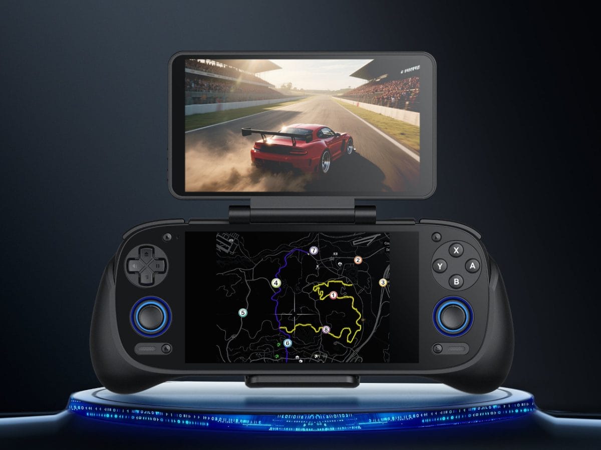 Retroid Dual Screen Add-on Doubles Display for Gamers - Console