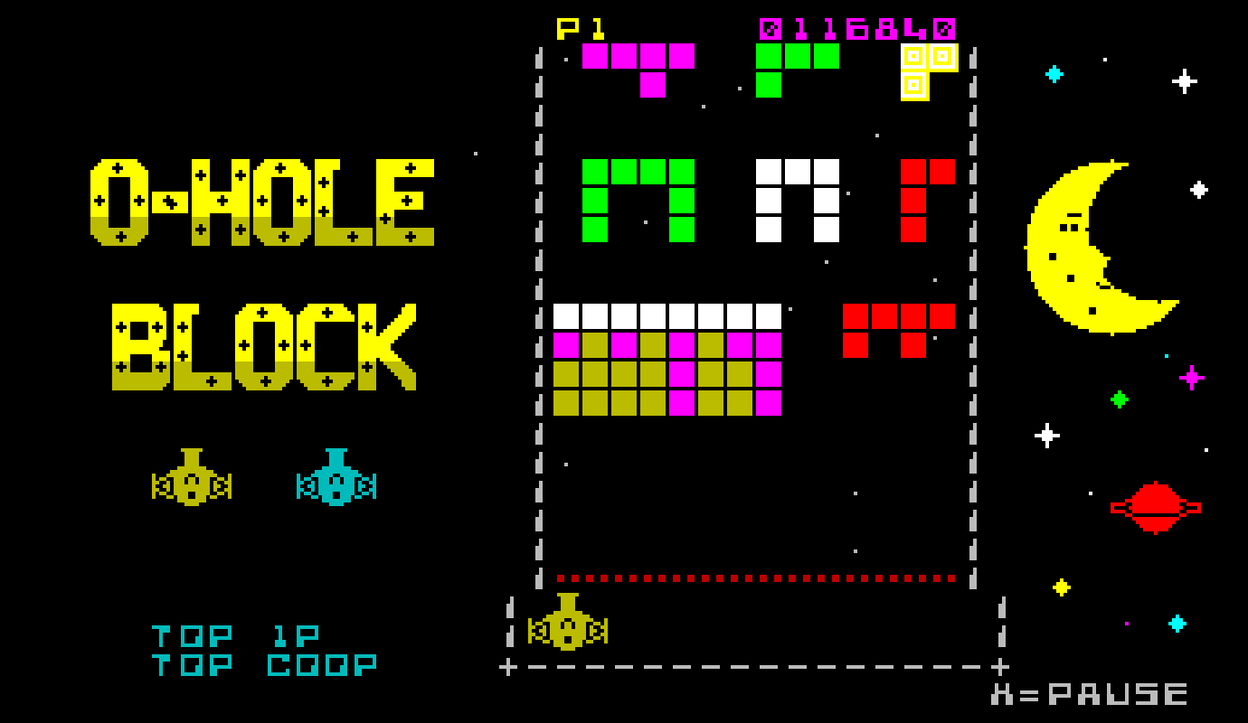 O-Hole Block: A ZX Spectrum Puzzle Revived with AI Assistance